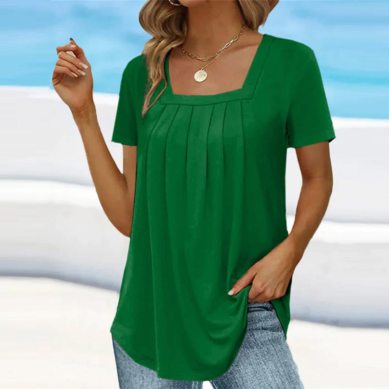 Brenda™ | Elegancka Bluzka z Faldami