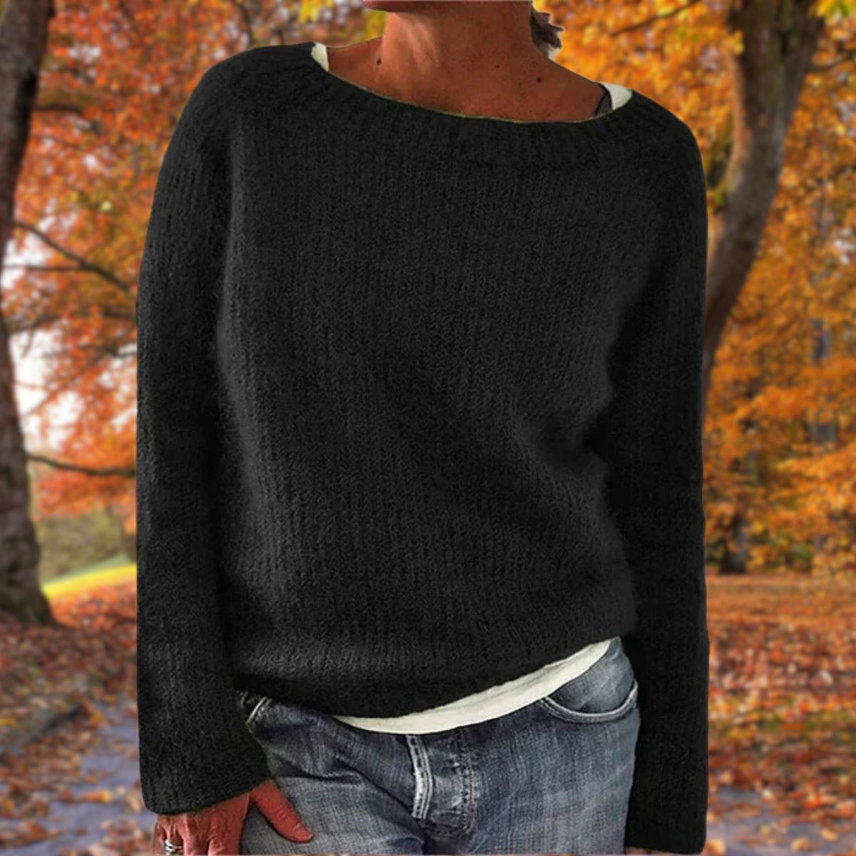 LIETTA | Elegancki klasyczny sweter
