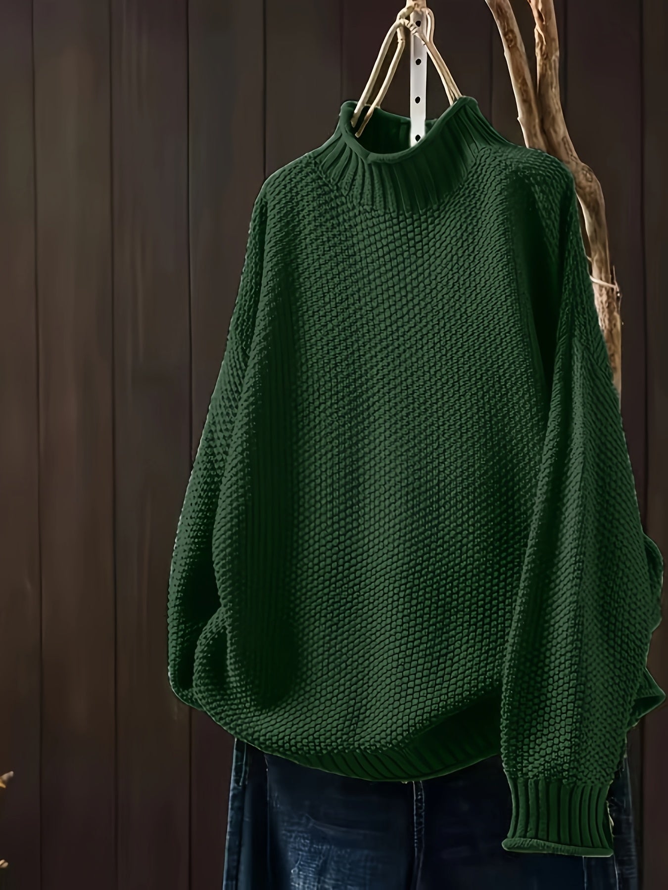 Pippa – Luźny sweter zimowy z długim rękawem