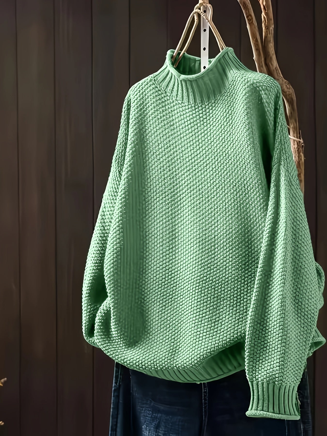 Pippa – Luźny sweter zimowy z długim rękawem