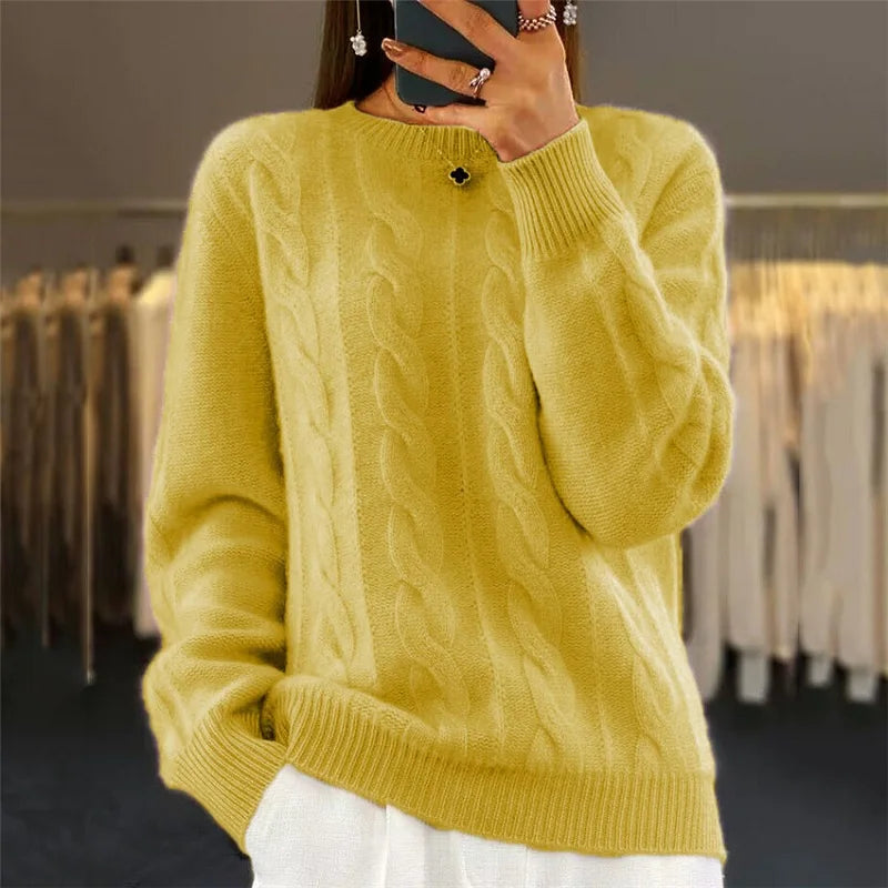 NINA | Ciepły Sweter Kaszmirowy