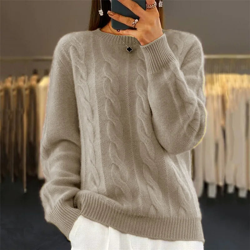NINA | Ciepły Sweter Kaszmirowy
