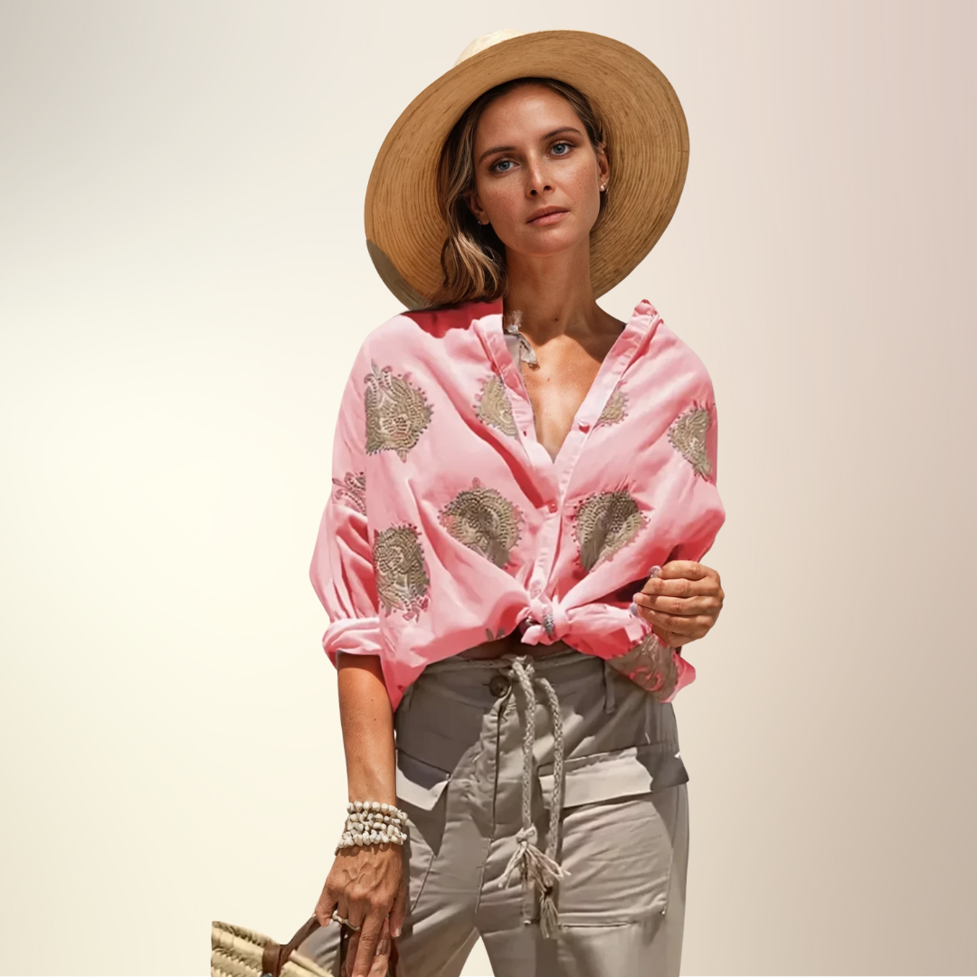 Gaby | Stylowa Koszula z Haftem