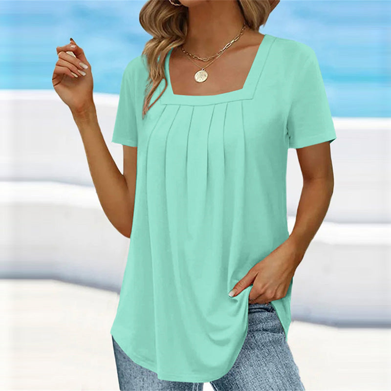 Brenda™ | Elegancka Bluzka z Faldami