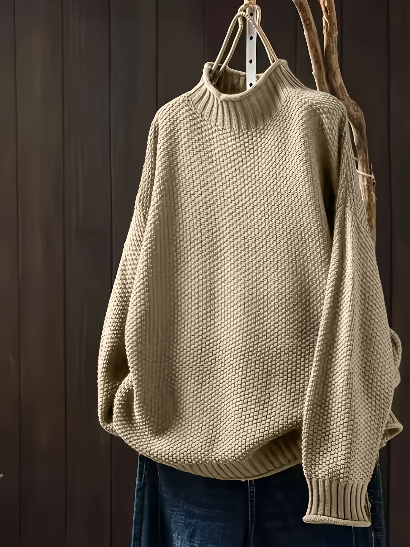 Pippa – Luźny sweter zimowy z długim rękawem