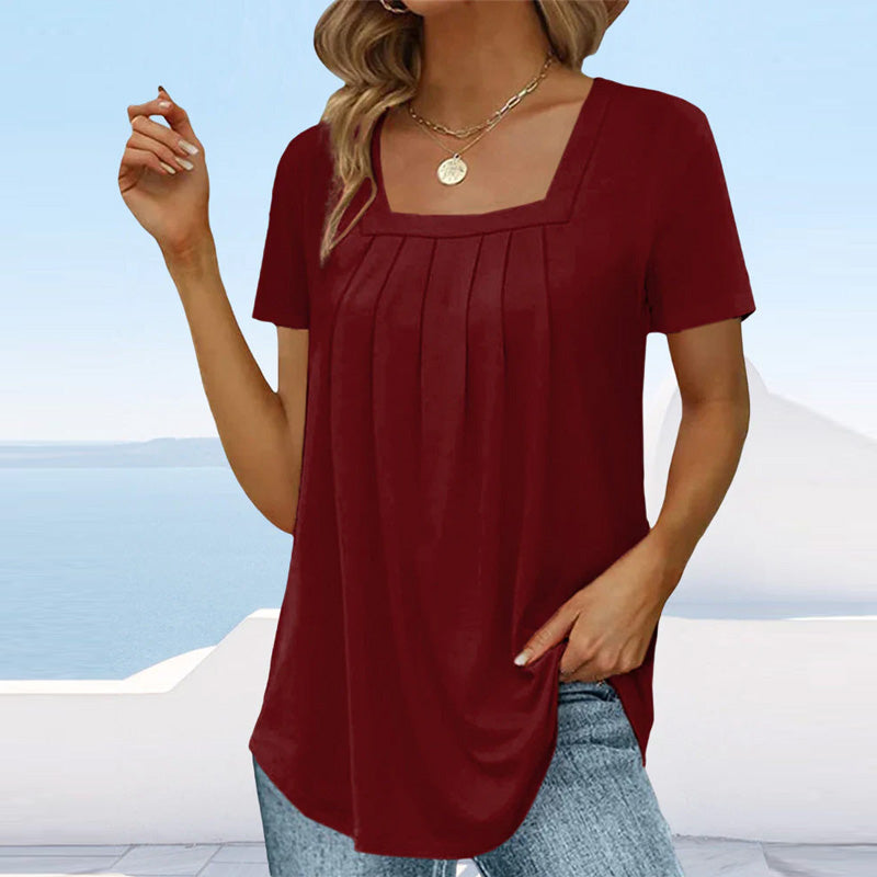 Brenda™ | Elegancka Bluzka z Faldami