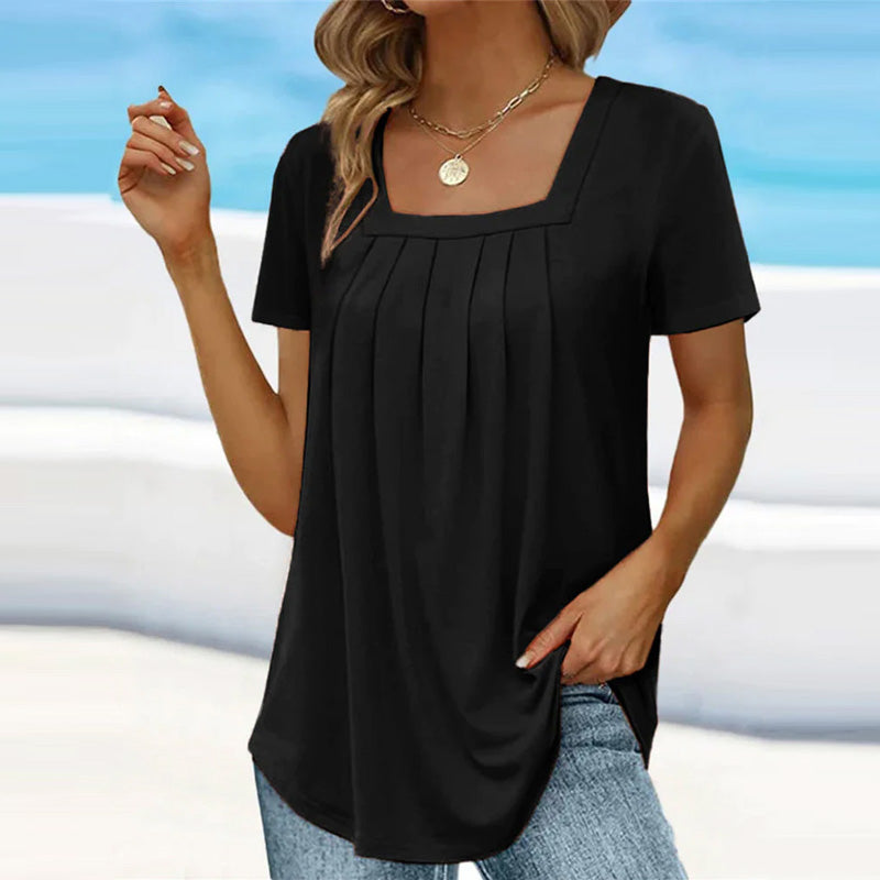 Brenda™ | Elegancka Bluzka z Faldami