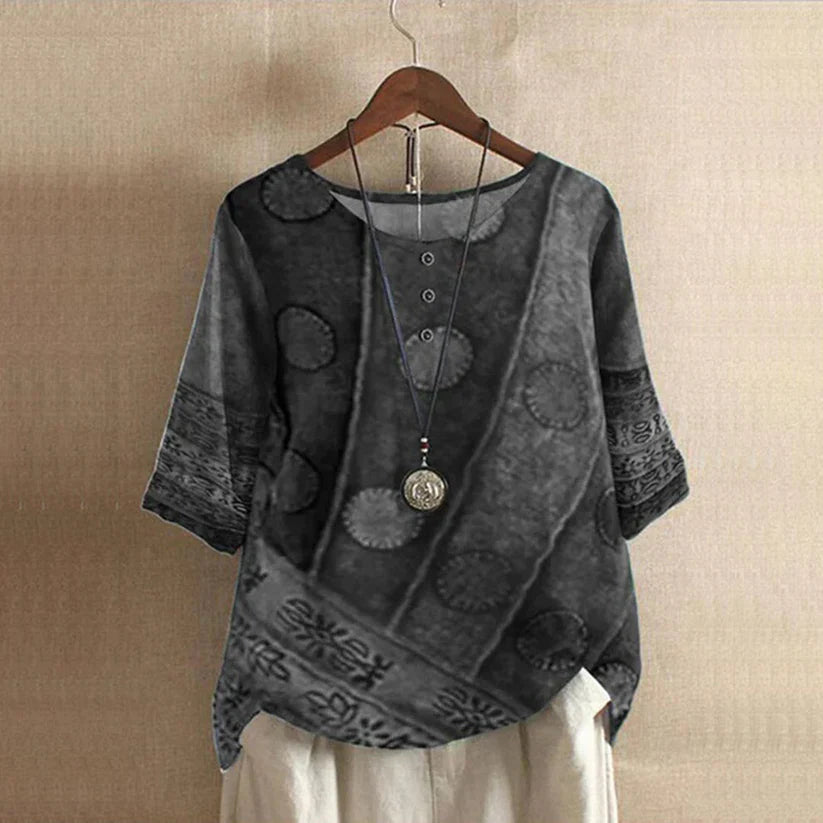 Valarie - Kolorowa Boho Bluzka