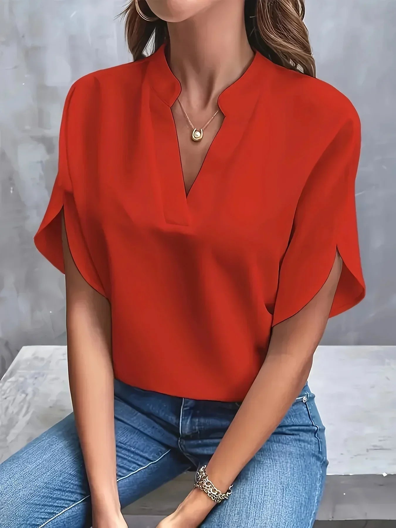 Thalia™ | Wyszukana Bluzka z Dopasowanym Designem