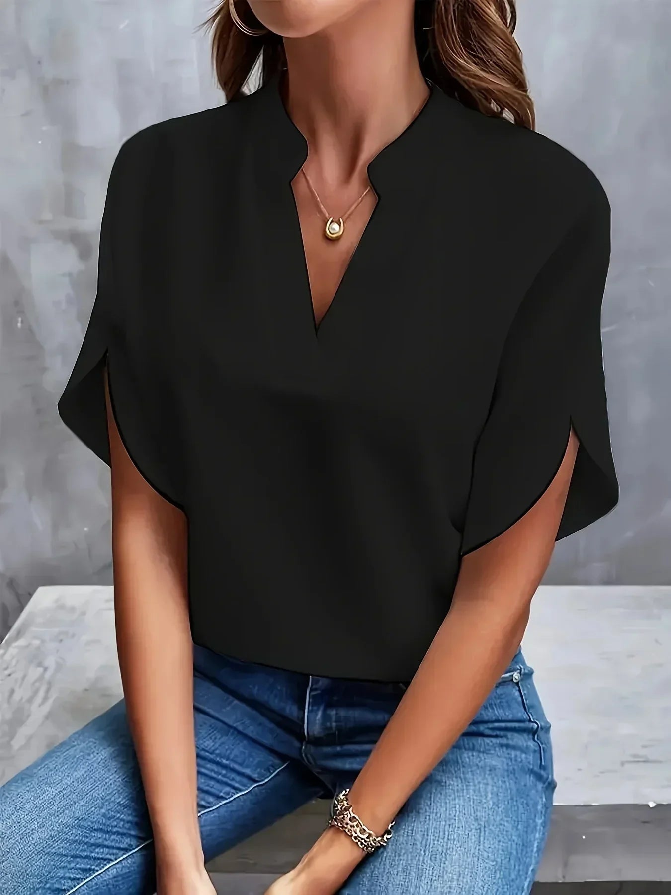 Thalia™ | Wyszukana Bluzka z Dopasowanym Designem