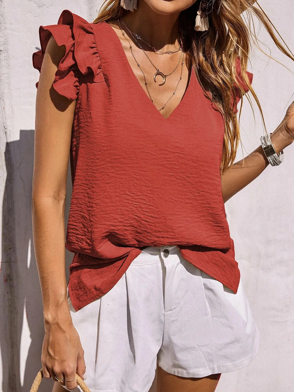Lynette™ | Letni Top z Falbankami