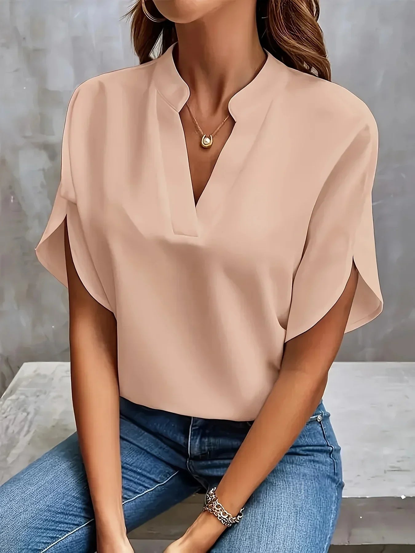 Thalia™ | Wyszukana Bluzka z Dopasowanym Designem