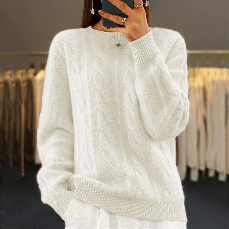 NINA | Ciepły Sweter Kaszmirowy
