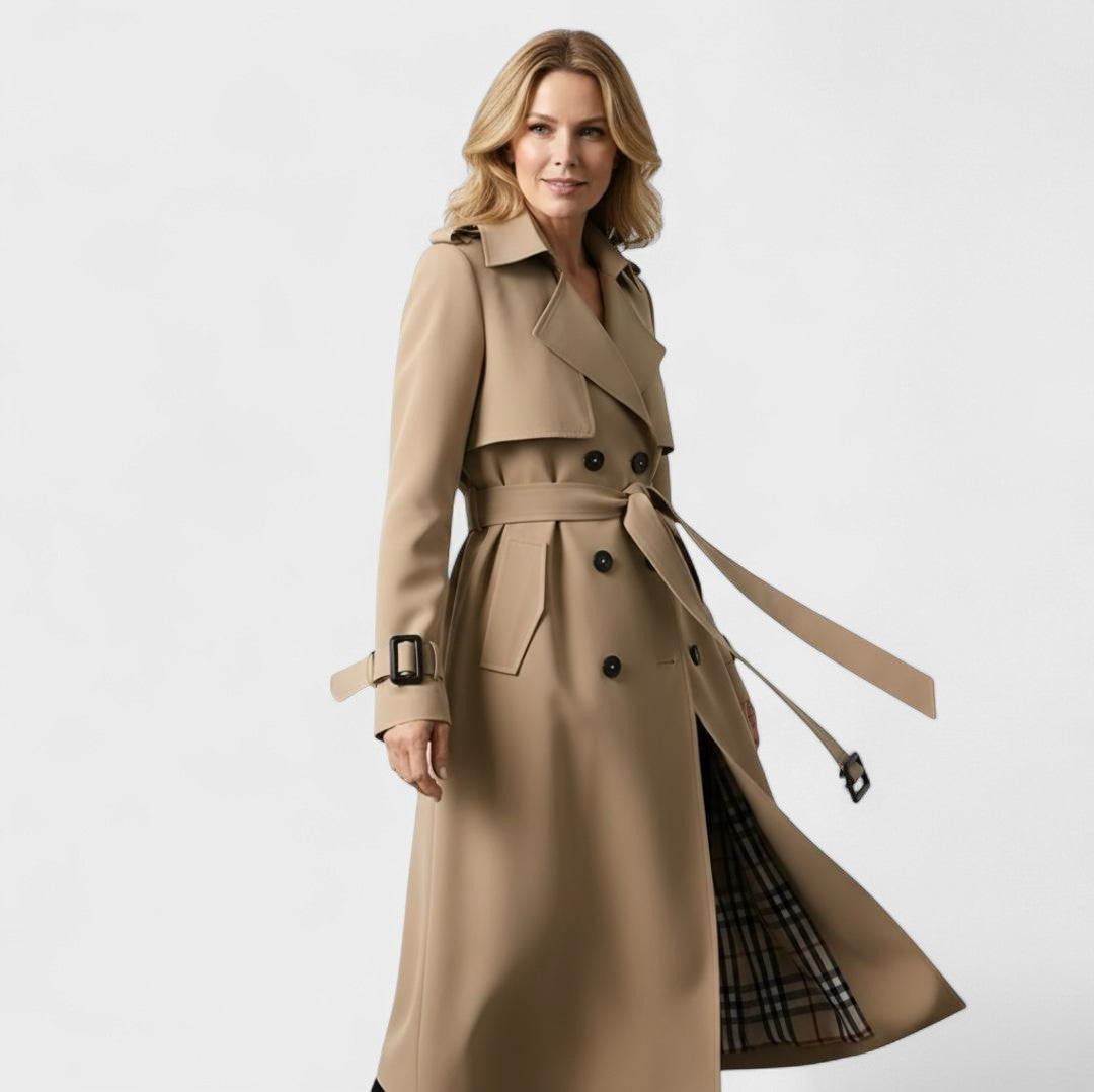 Leona | Elegancki trencz o ponadczasowym stylu